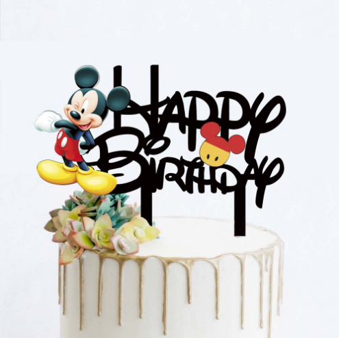 Zápich do dortu Mickye Happy Birthday Cakesicq