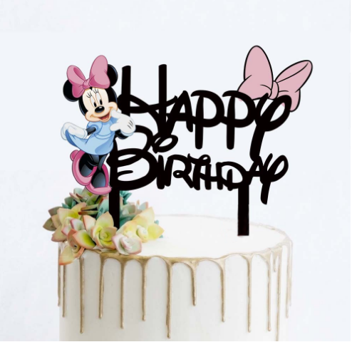 Zápich do dortu Minnie Happy Birthday Cakesicq