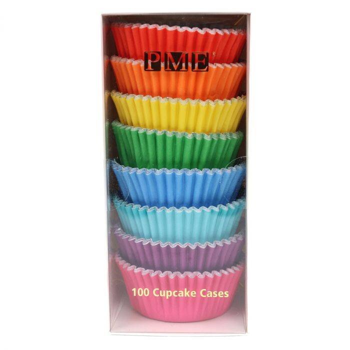 100ks barevných košíčků na muffiny PME