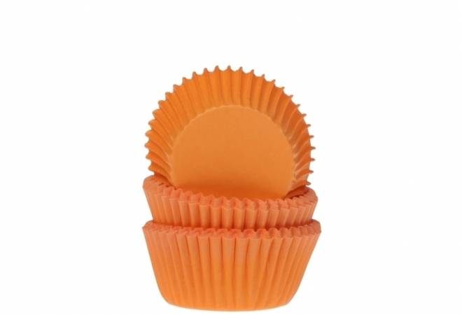 Košíček na muffiny oranžový 50ks House of Marie