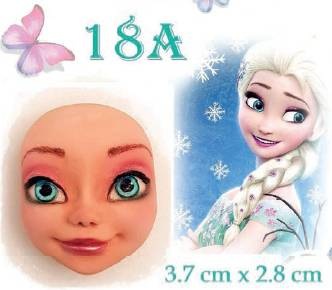 Silikonová forma obličej Elsa Frozen Galias Moulds