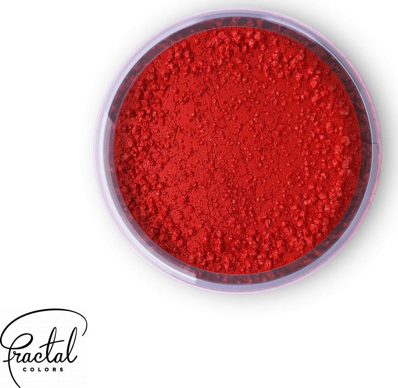 Jedlá prachová barva Fractal - Burning Red (1