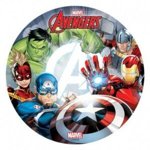 Jedlý papír na dort Avengers - Marvel 20cm Dekora