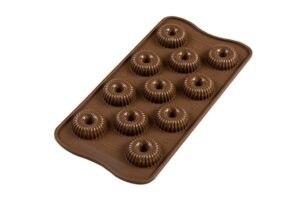 3D Silikonová forma na čokoládu – Crown spiral Silikomart
