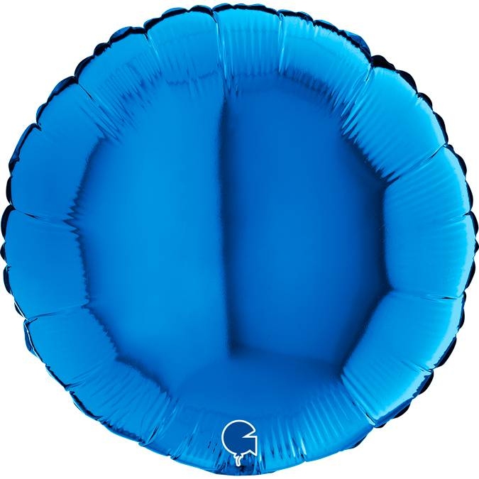 Nafukovací balónek kulatý 46cm tmavě modrý Grabo