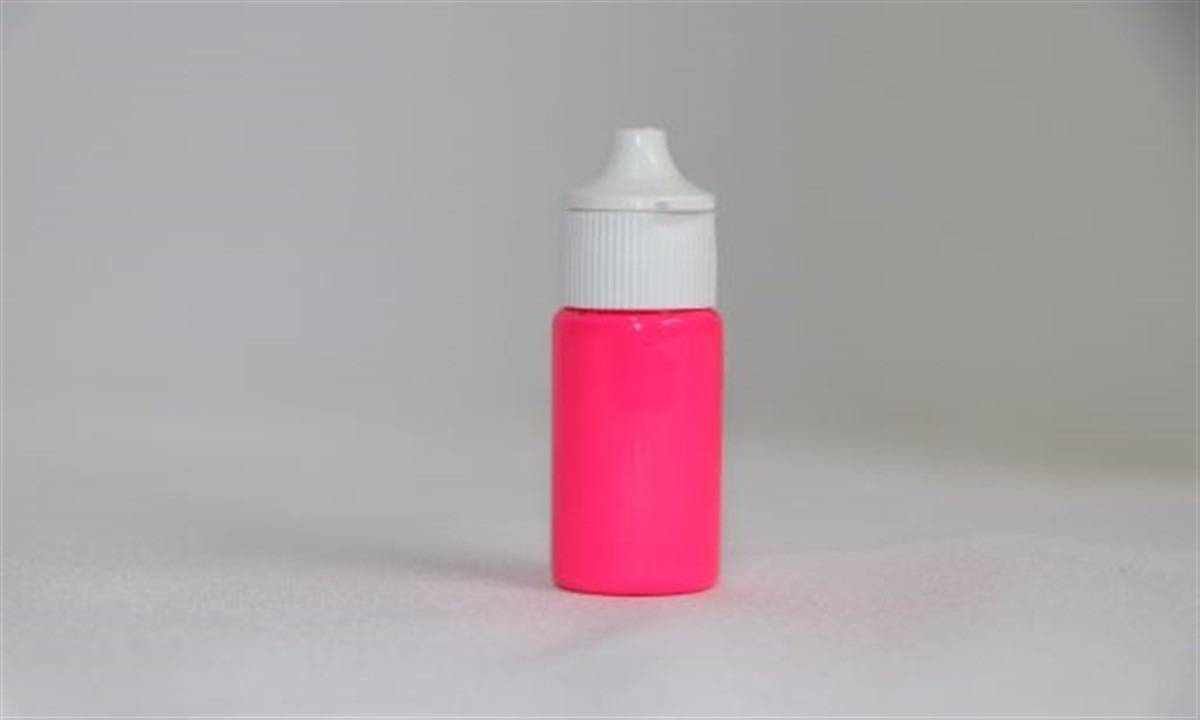 Neonová fluorescenční gelová barva 15ml Růžová Rolkem