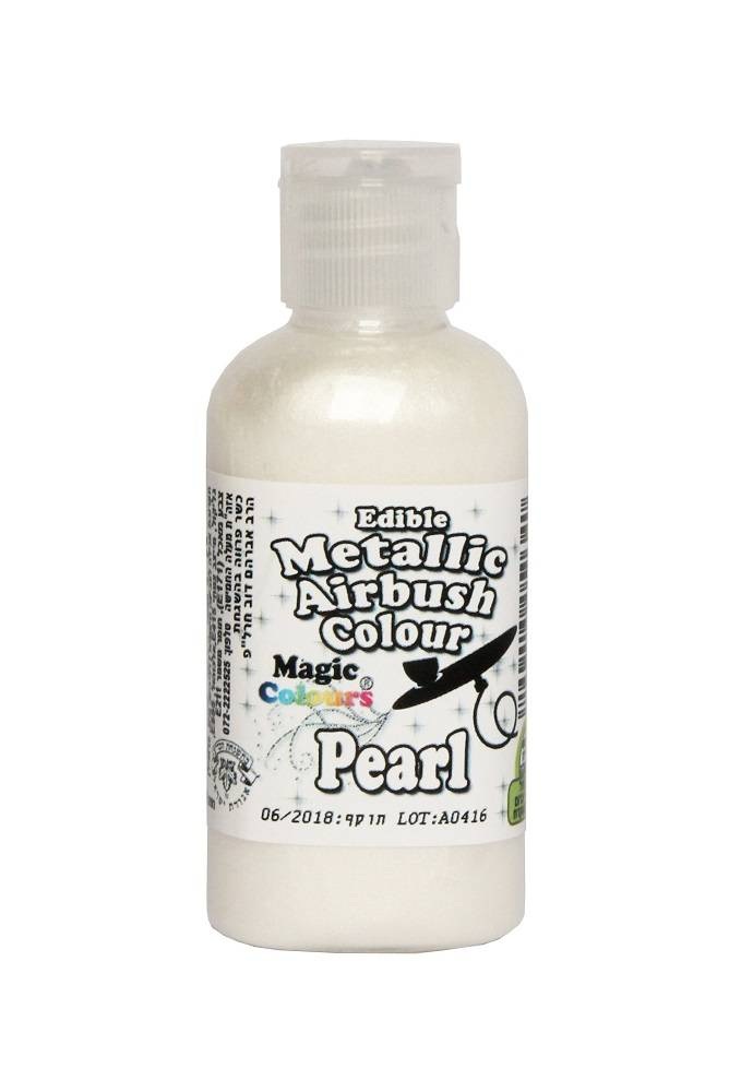 Airbrush barva perleťová 55ml Pearl White Magic Colours
