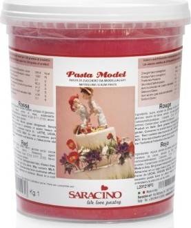 Modelovací hmota Saracino červená 1 kg Saracino