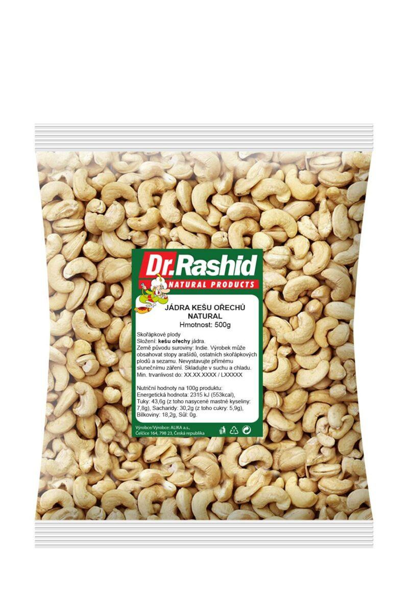 Kešu ořechy 500g Dr. Rashid