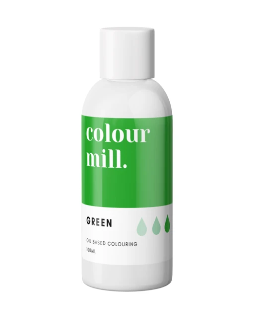 Olejová barva 100ml vysoce koncentrovaná zelená - les colour mill