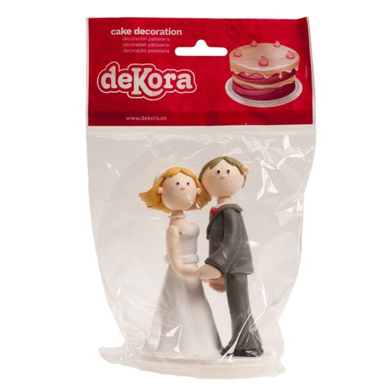 Svatební figurka na dort 16cm samostatná žena Dekora