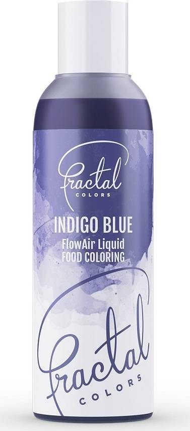 Airbrush barva tekutá Fractal - Indigo Blue (100 ml) dortis