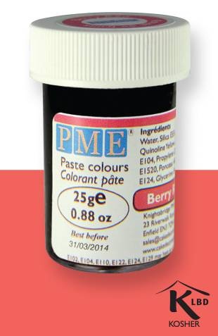 PME gelová barva - červená PME