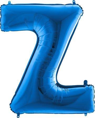 Nafukovací balónek písmeno Z modré 102 cm Grabo