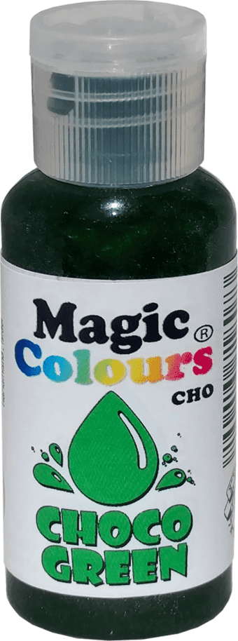 Gelová barva do čokolády Magic Colours (32 g) Choco Green Magic Colours