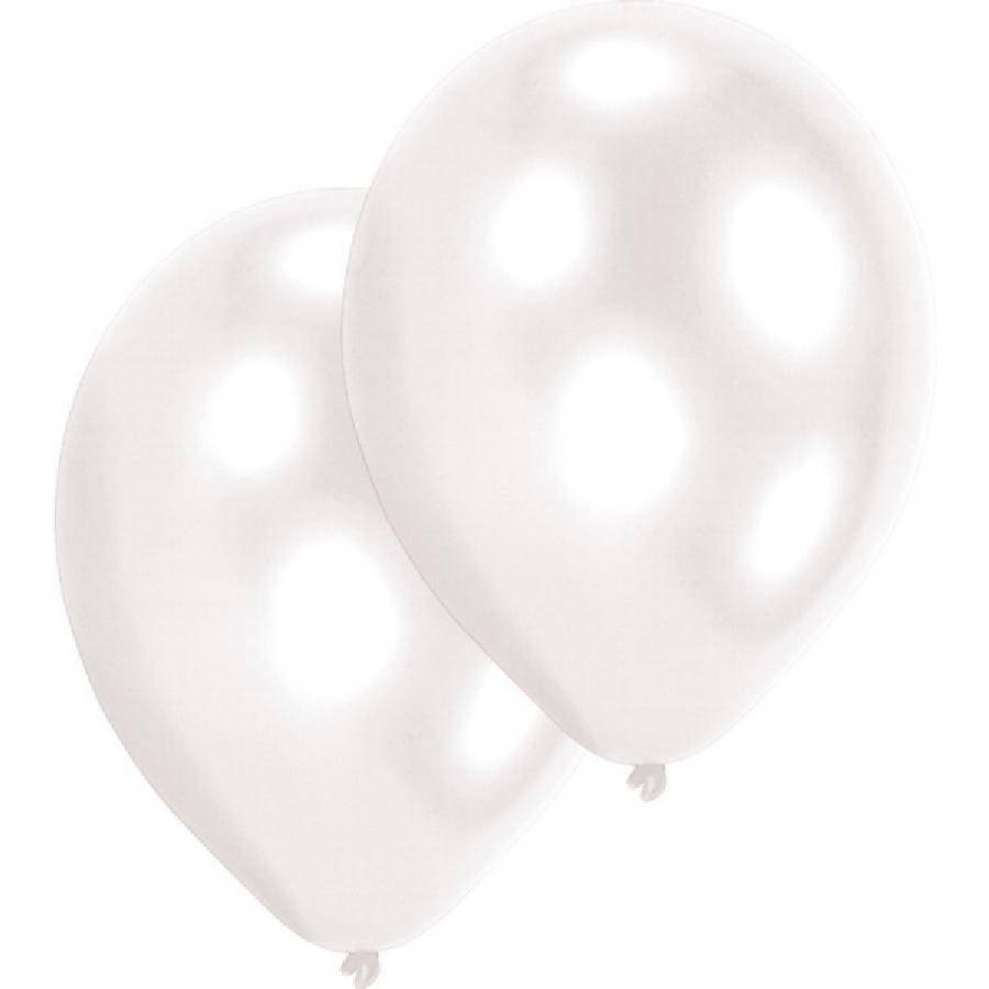 Latexové balónky bílé 10ks 27