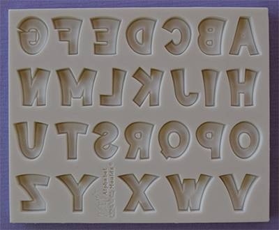 Silikonová forma abeceda styl párty Alphabet Moulds