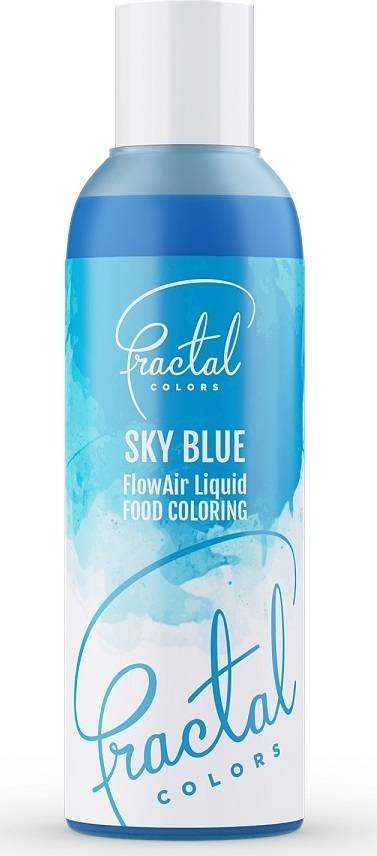 Airbrush barva tekutá Fractal - Sky Blue (100 ml) dortis