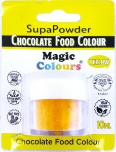 Prášková barva do čokolády Magic Colours (5 g) Choco Yellow Magic Colours