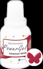 Food Colours gelová barva PowerGel Crimson Wine 20 g dortis