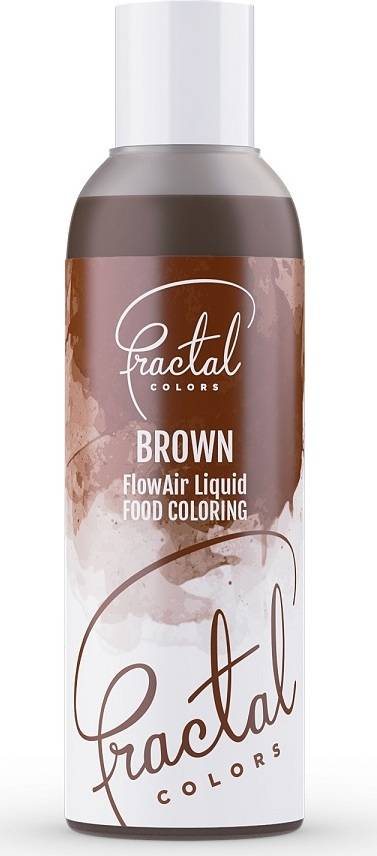 Airbrush barva tekutá Fractal - Brown (100 ml) dortis