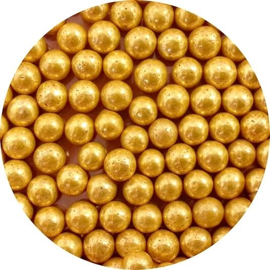 Cukrové perly zlaté velké (1 kg) dortis