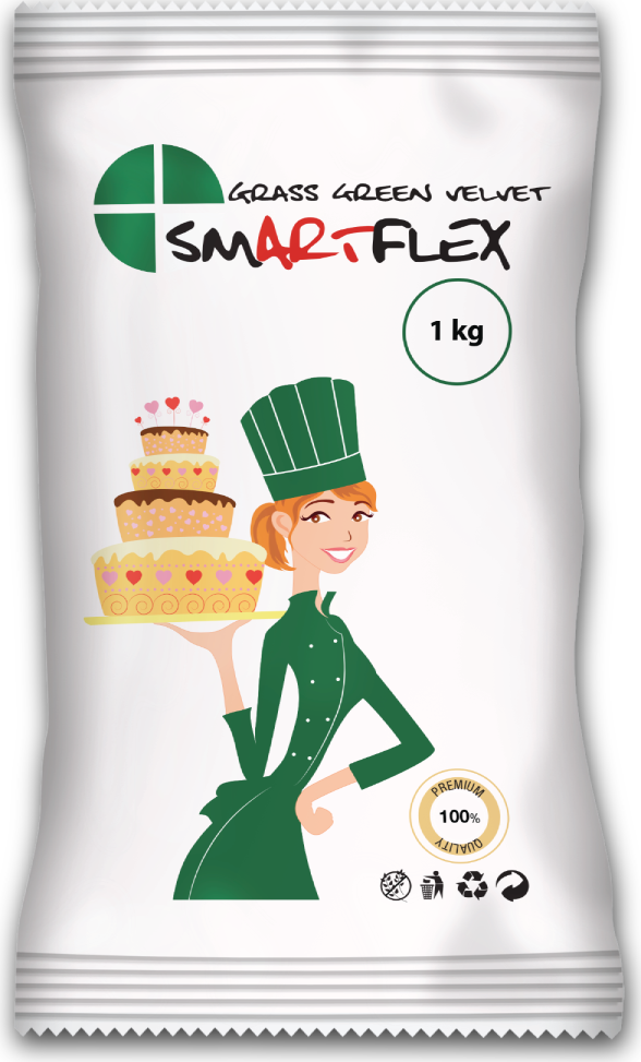 Smartflex Grass Green Velvet Vanilka 1 kg v sáčku Smartflex