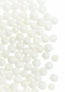 Cukrové perly bílé 4 mm (50 g) dortis