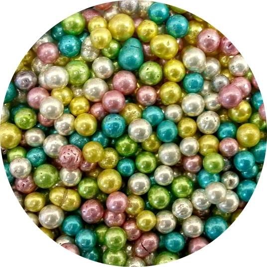 Cukrové perly duhové (50 g) dortis