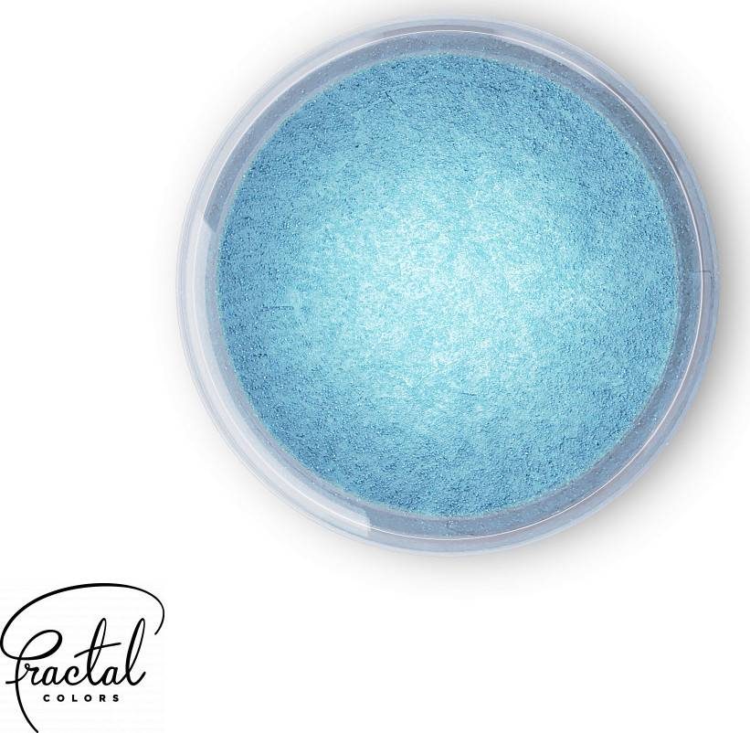 Dekorativní prachová perleťová barva Fractal - Frozen Blue (2