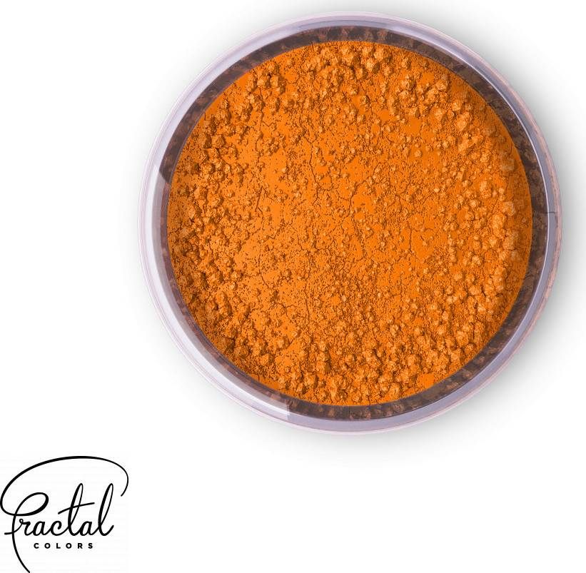 Jedlá prachová barva Fractal - Orange (2
