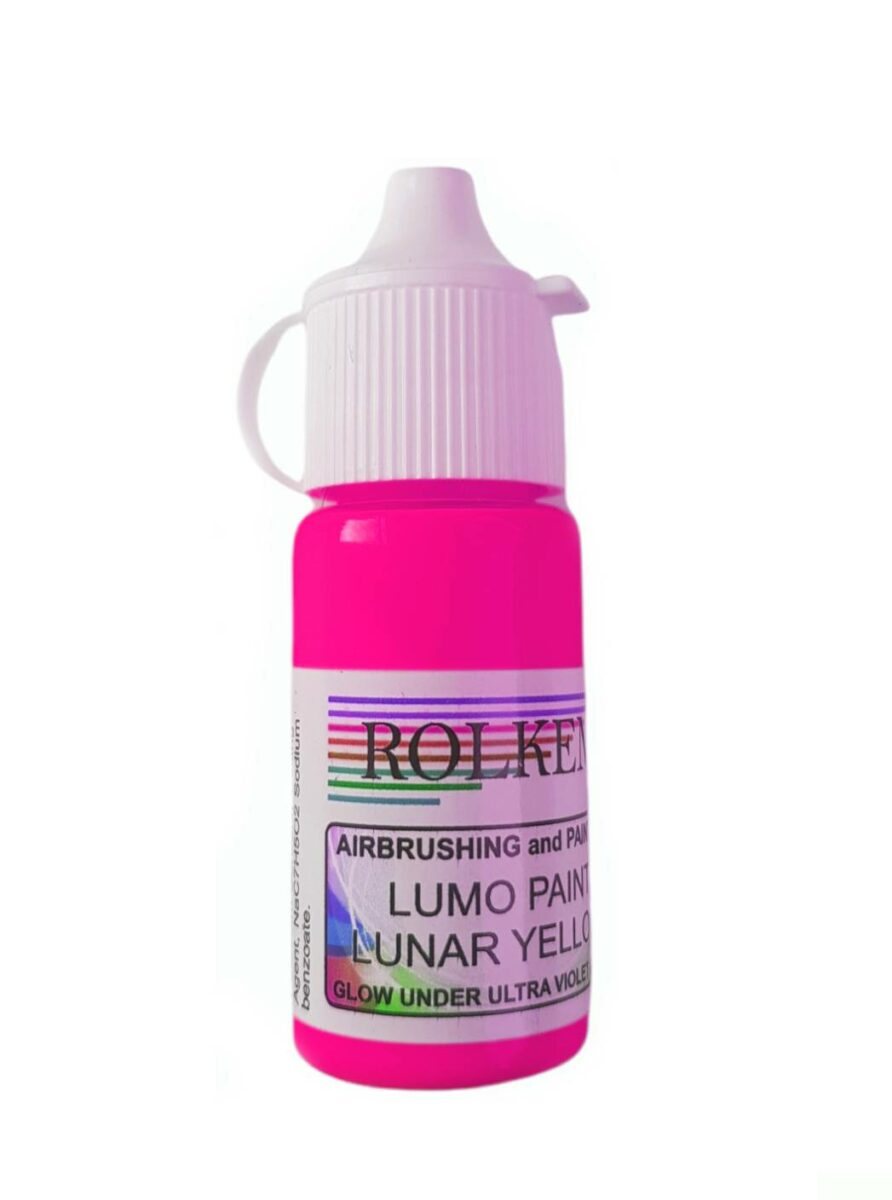 Neonová fluorescenční gelová barva 15ml Pinkilicious Rolkem