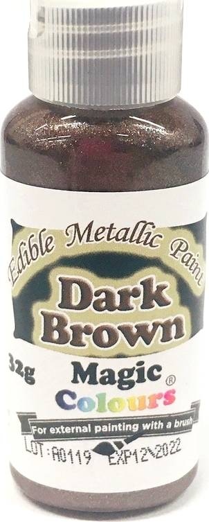 Tekutá metalická barva Magic Colours (32 g) Dark Brown Magic Colours