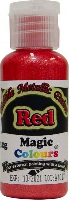 Tekutá metalická barva Magic Colours (32 g) Red Magic Colours
