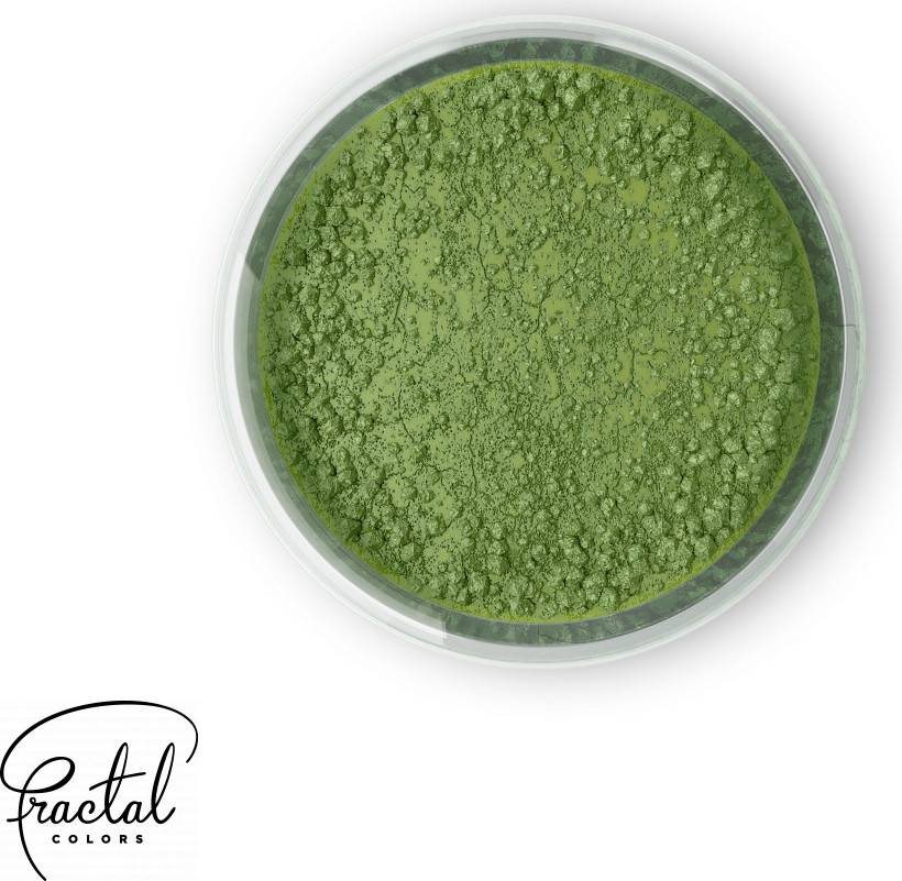 Jedlá prachová barva Fractal - Moss Green (1