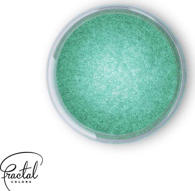 Dekorativní prachová perleťová barva Fractal - Aurora Green (2 g) dortis