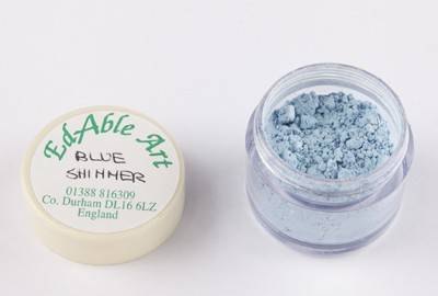 Prachová barva Blue Shimmer Edable Art