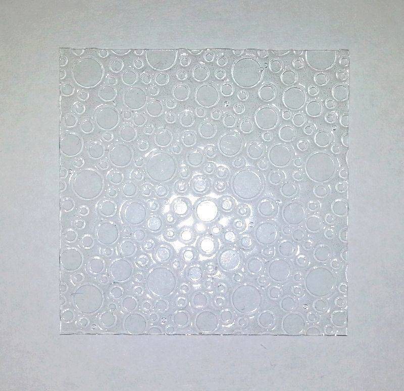 Strukturální fólie Bubliny 4 x 4 cm dortis