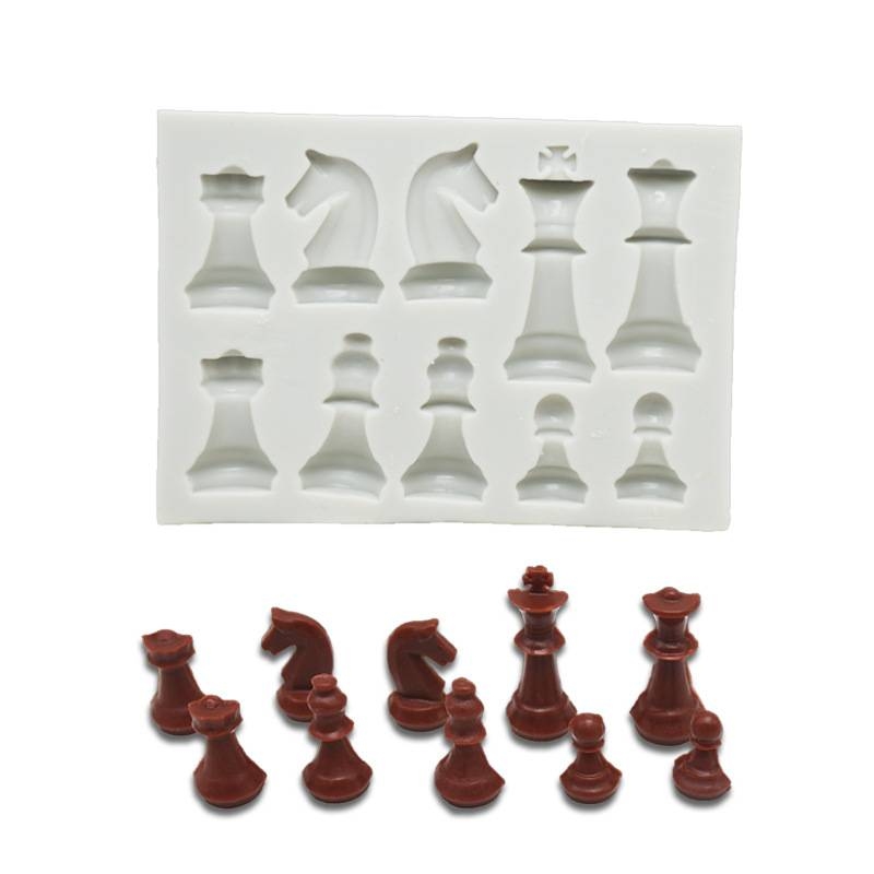 Silikonová formička na šachy 10