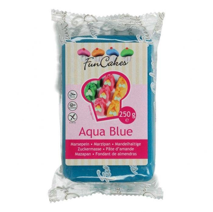 Vynikající marcipán 1:5 Aqua Blue 250g FunCakes