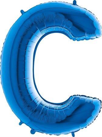 Nafukovací balónek písmeno C modré 102 cm Grabo