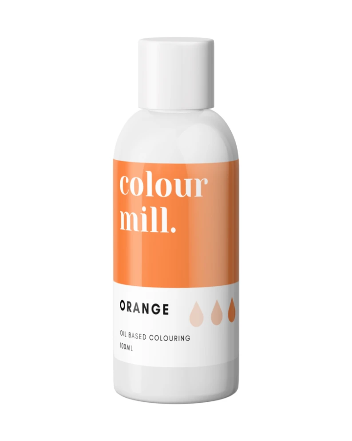 Olejová barva 100ml vysoce koncentrovaná oranžová colour mill