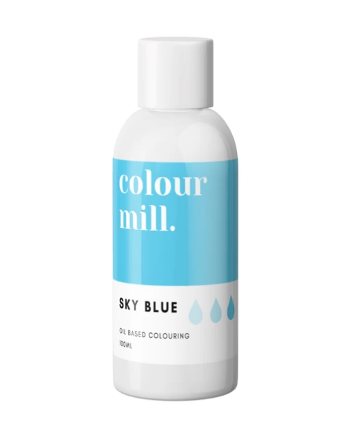 Olejová barva 100ml vysoce koncentrovaná modrá obloha - Sky blue colour mill