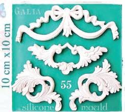 Silikonová forma ornamenty Galias Moulds