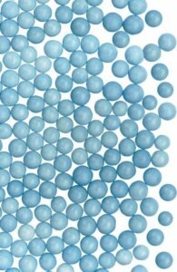 Cukrové perly světle modré 4 mm (50 g) dortis