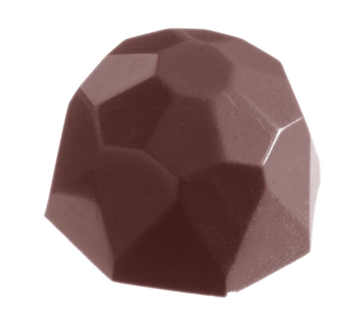 Forma na pralinky malý diamant 28x28x18mm CHOCOLATE WORLD