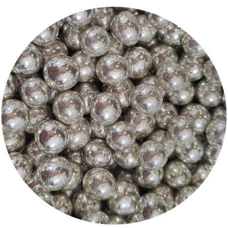 Čokoládové perličky stříbrné 60g Dekor Pol