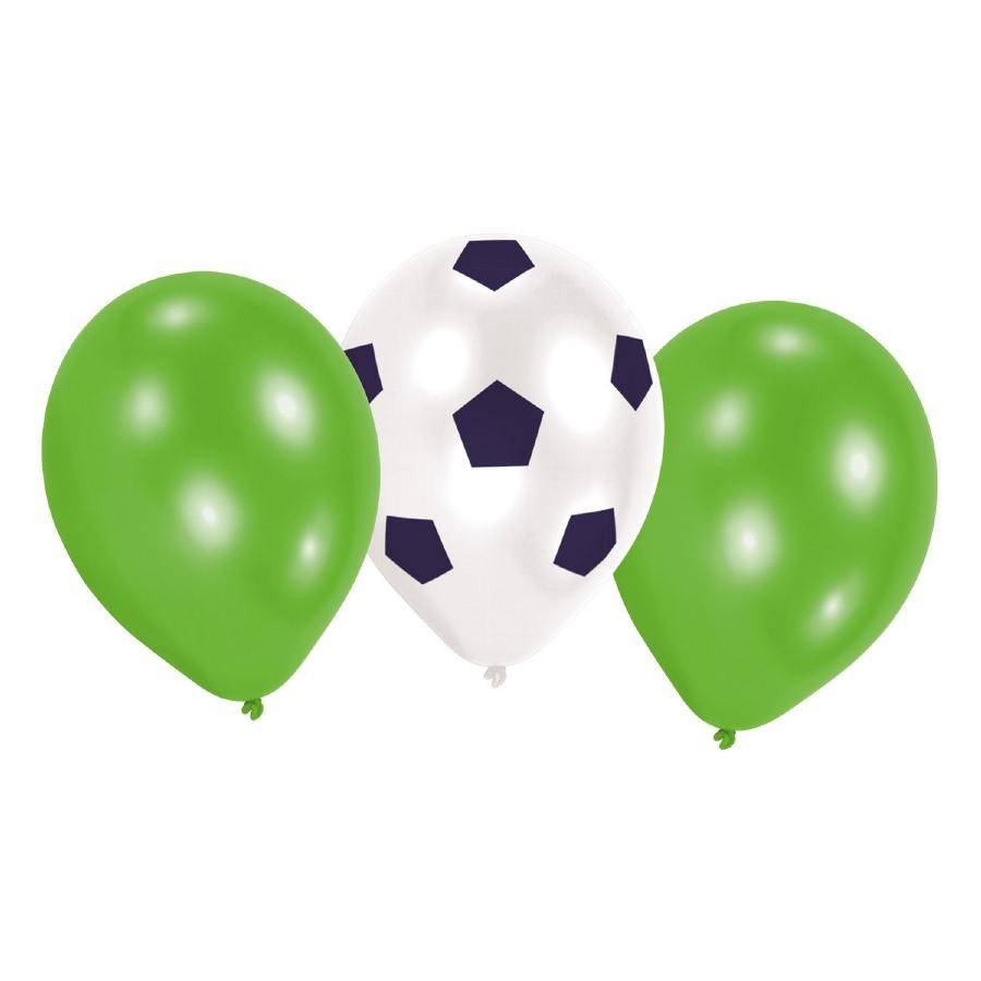 Latexové balónky na fotbalovou párty 6ks 22