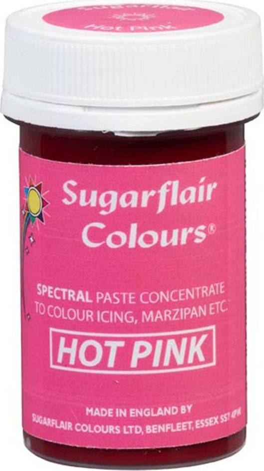 Gelová barva Sugarflair (25 g) Hot Pink dortis