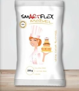 Smartflex Model s kakaovým máslem 250 g v sáčku (Modelovací hmota na dorty) Smartflex
